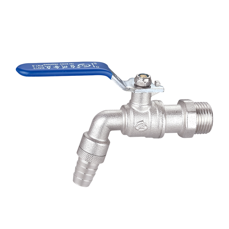 Шланговый кран с длинным хвостовиком для прачечных и раковин